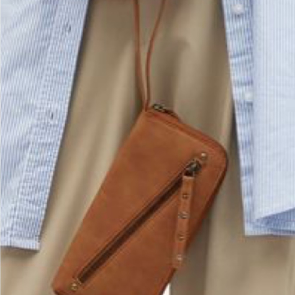 NWT Free People Distressed Vegan Leather Wallet
